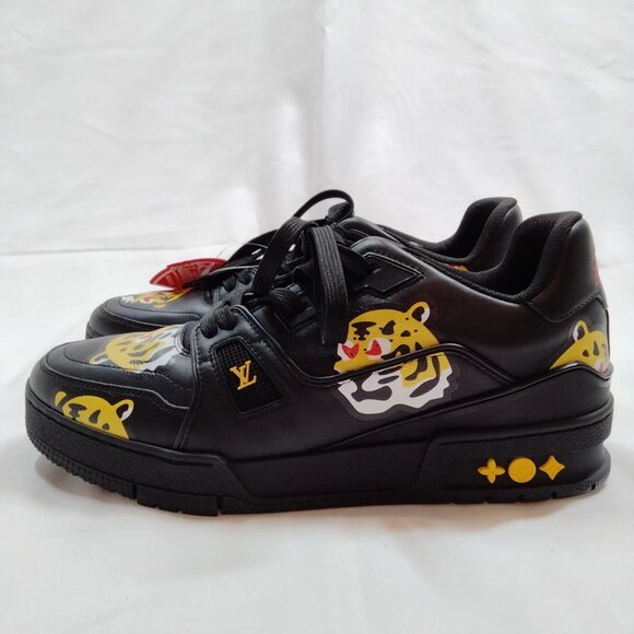 Louis Vuitton Sneakers Men Black PVC 790-073025 - Picture 3 of 9